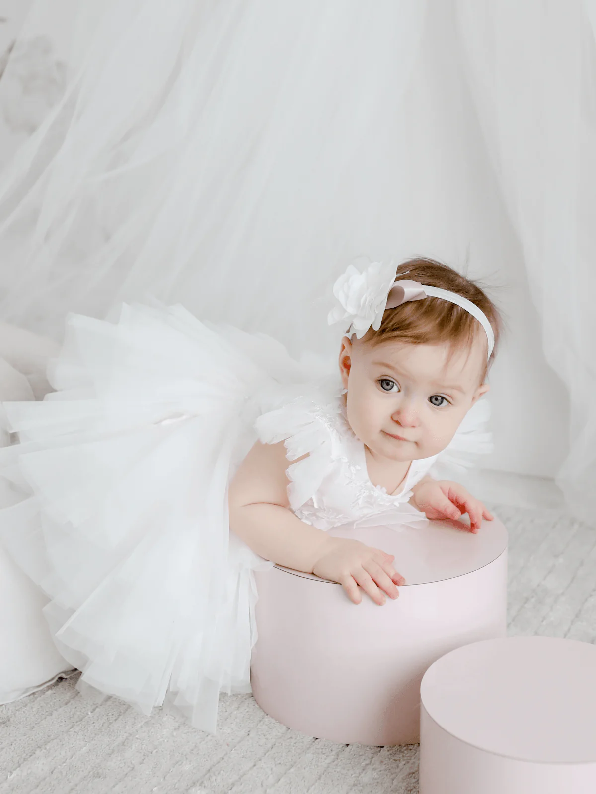 Baptism gown Baptism Dress | Bella - B123N - Beautiful ceremony dress delivered to Belfast and across the UK