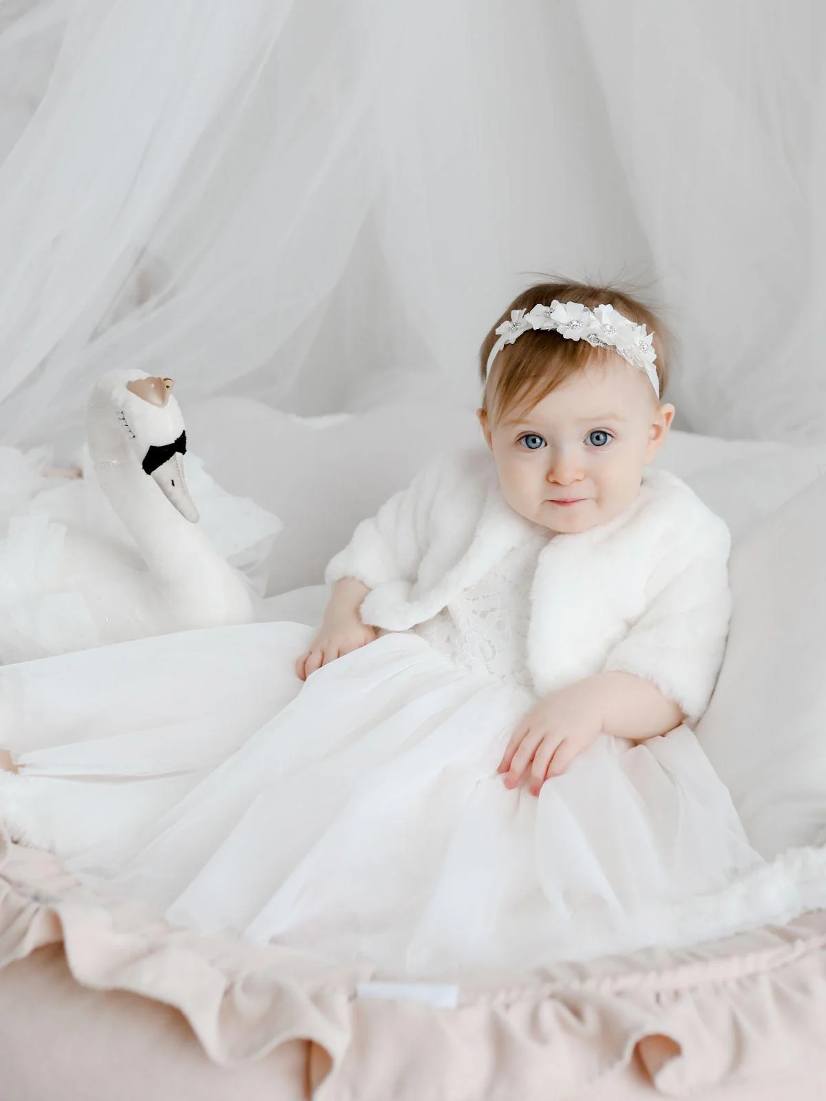 Baptism gown Baptism Dress | Cecelia-B206 - Beautiful ceremony dress delivered to Brighton and across the UK