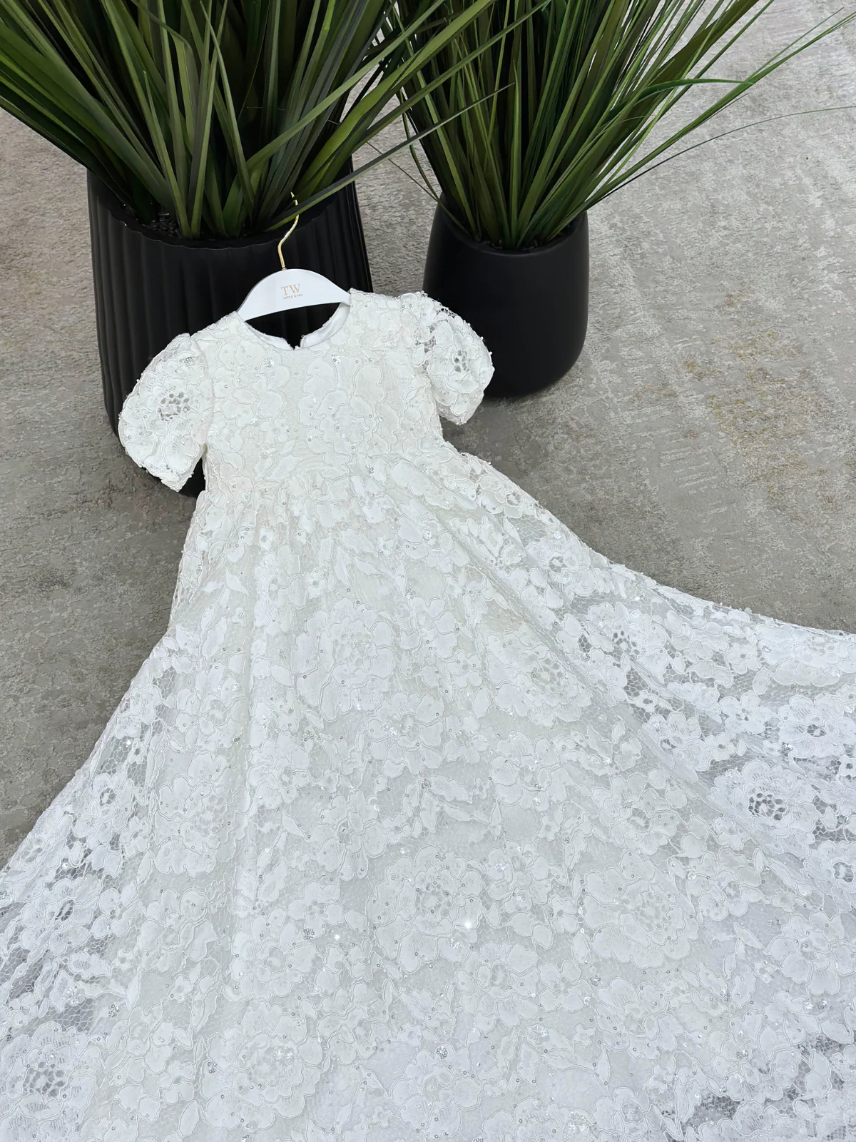 Baptism gown Baptism Dress | Eva - B28L - Beautiful ceremony dress delivered to Belfast and across the UK