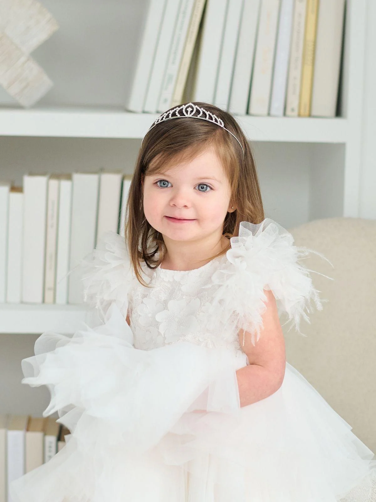 Baptism gown Baptism Dress | Esme - B302P - Beautiful ceremony dress delivered to Glasgow and across the UK
