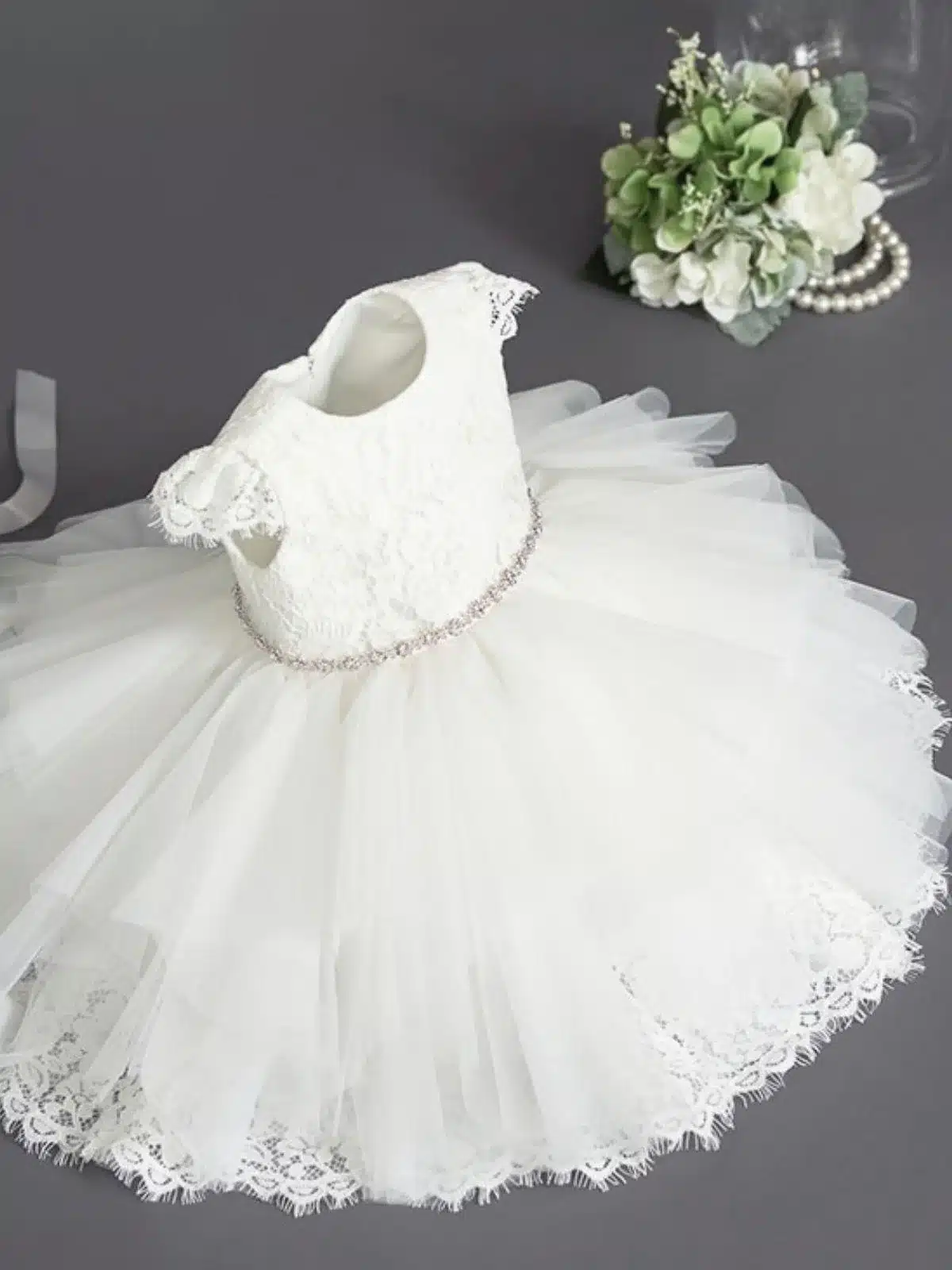 Baptism gown Baptism Dress | Gracie - B49 - Beautiful ceremony dress delivered to Oxford and across the UK