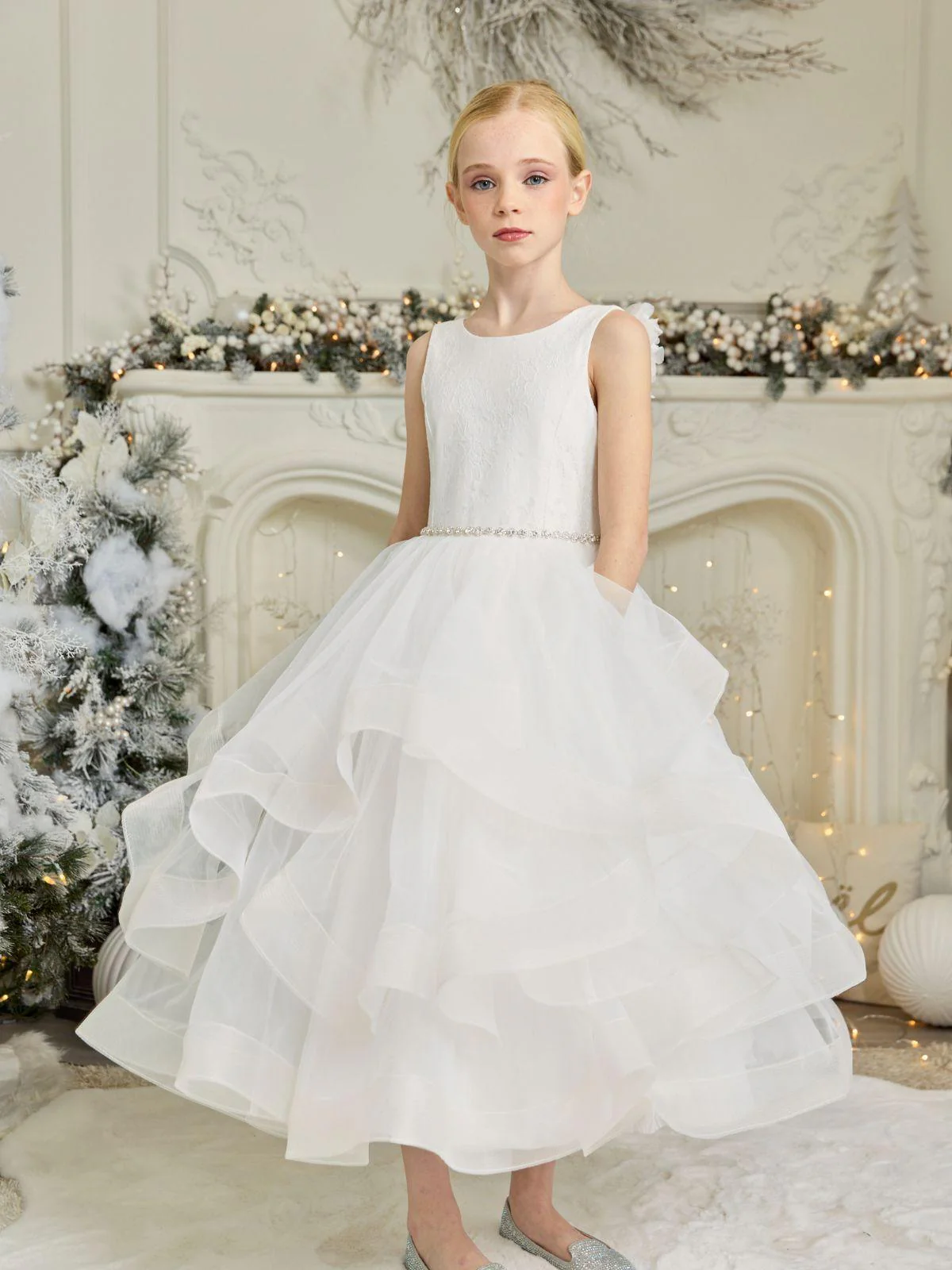 First Communion dress Communion Dress | Cindy - DS03 - Beautiful ceremony dress delivered to Birmingham and across the UK