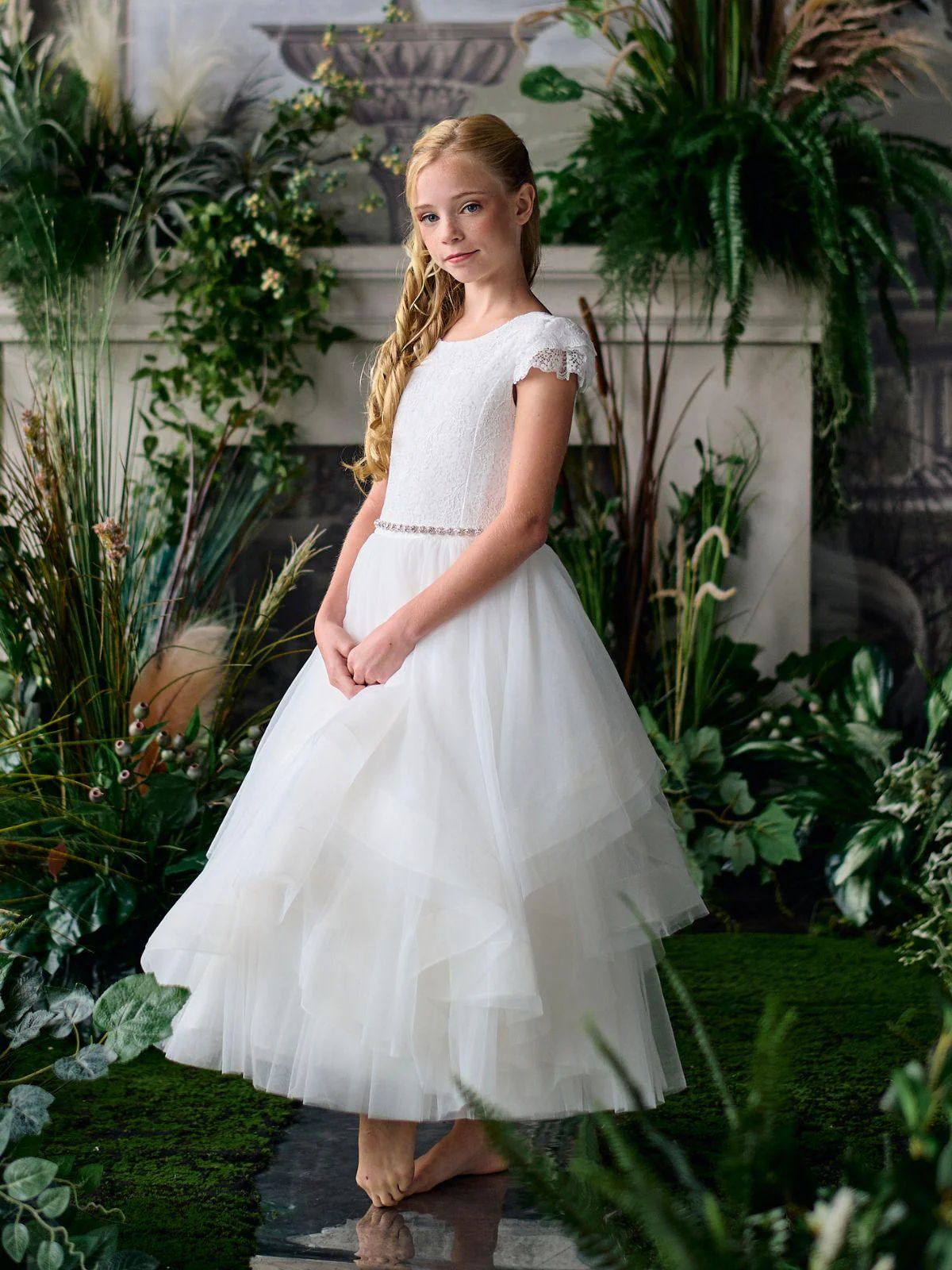 First Communion dress Communion Dress | Annie - ES06 - Beautiful ceremony dress delivered to Glasgow and across the UK