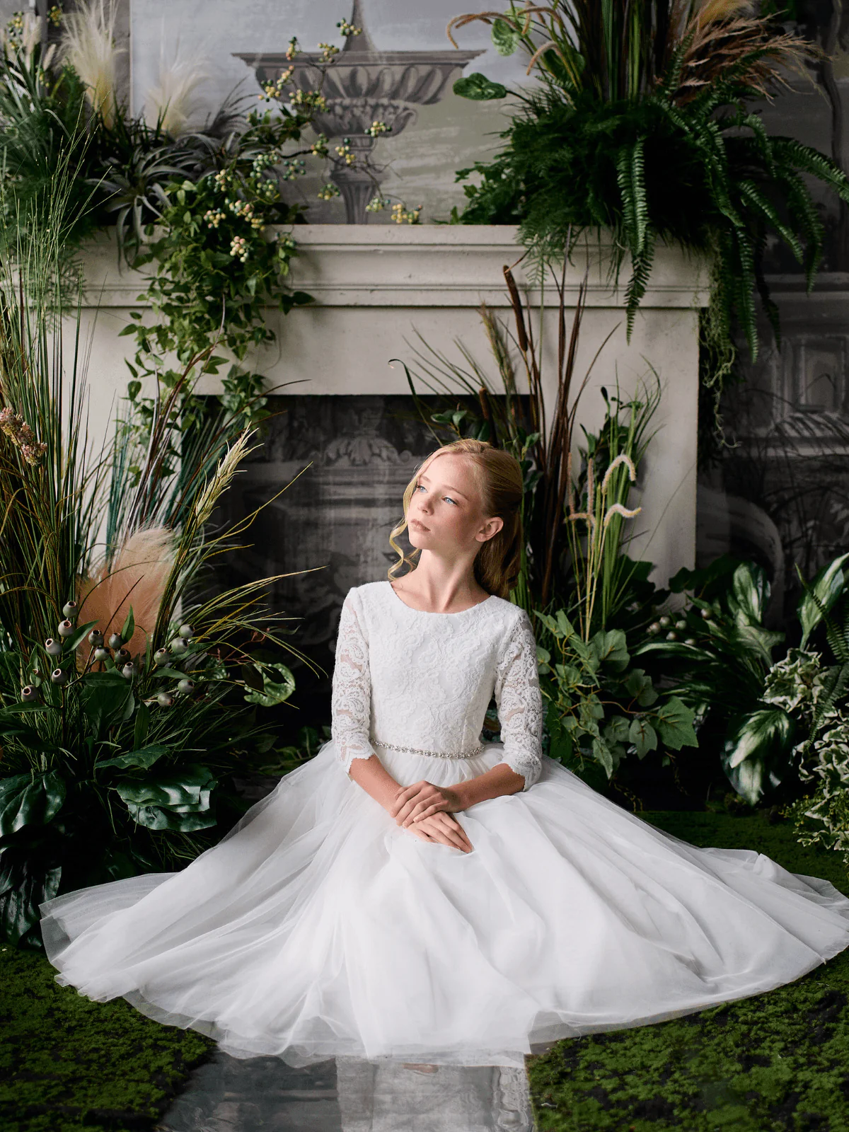 girls communion dress UK - Communion Dress | Alyssa-ES14 available in Birmingham and nationwide delivery