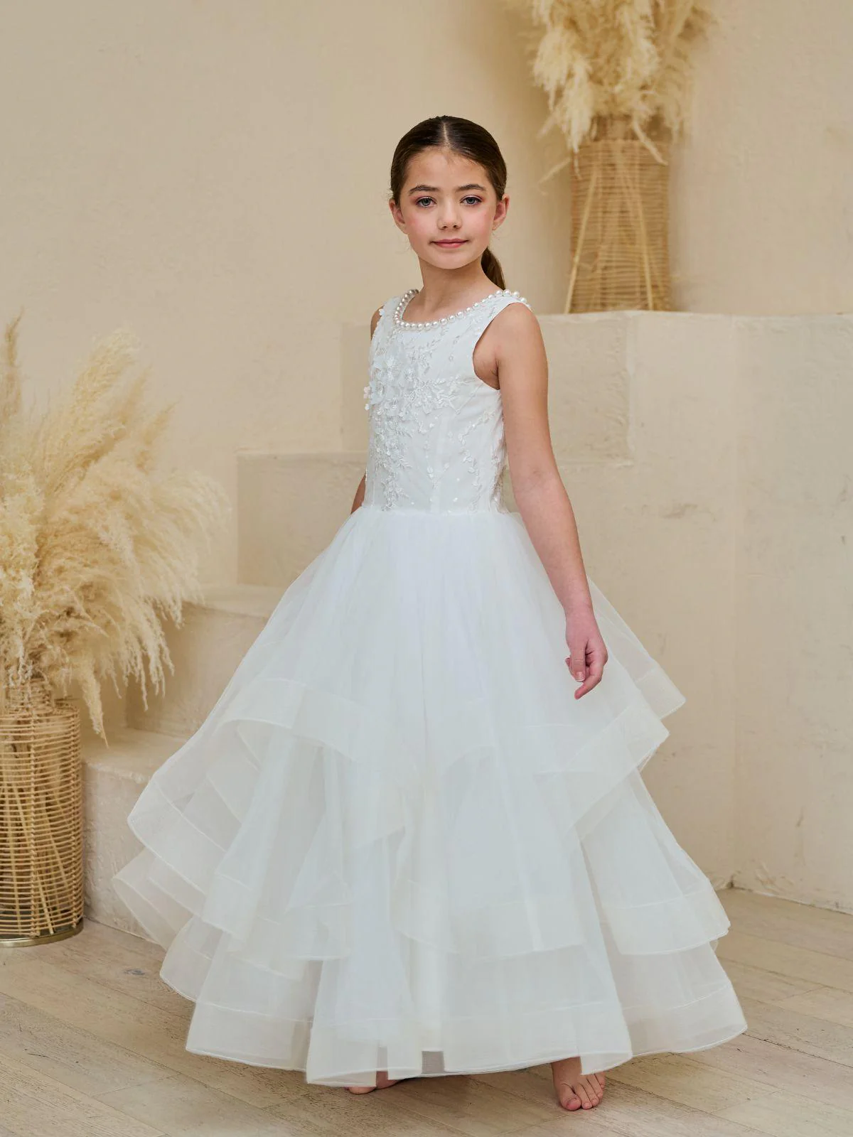 First Communion dress Communion Dress | Grace - ES160 - Beautiful ceremony dress delivered to London and across the UK