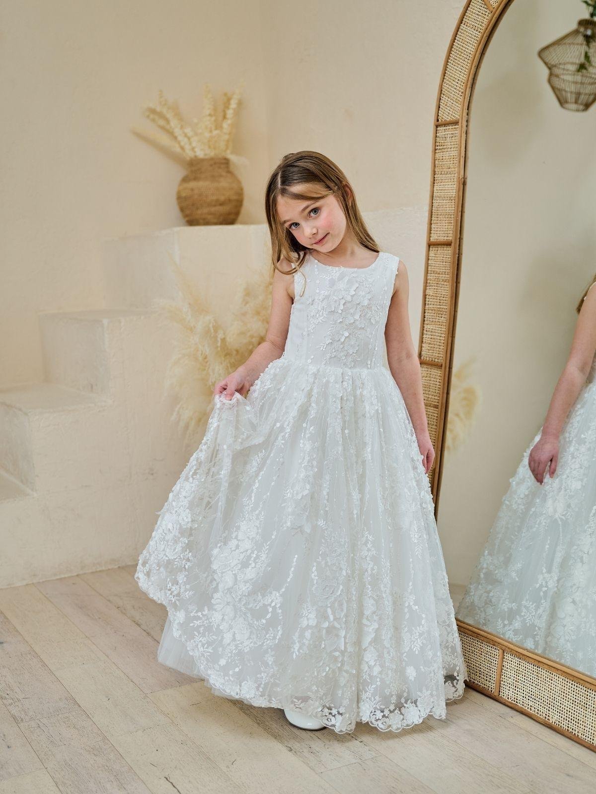 First Communion dress Communion Dress | Destiny - ES20 - Beautiful ceremony dress delivered to Belfast and across the UK
