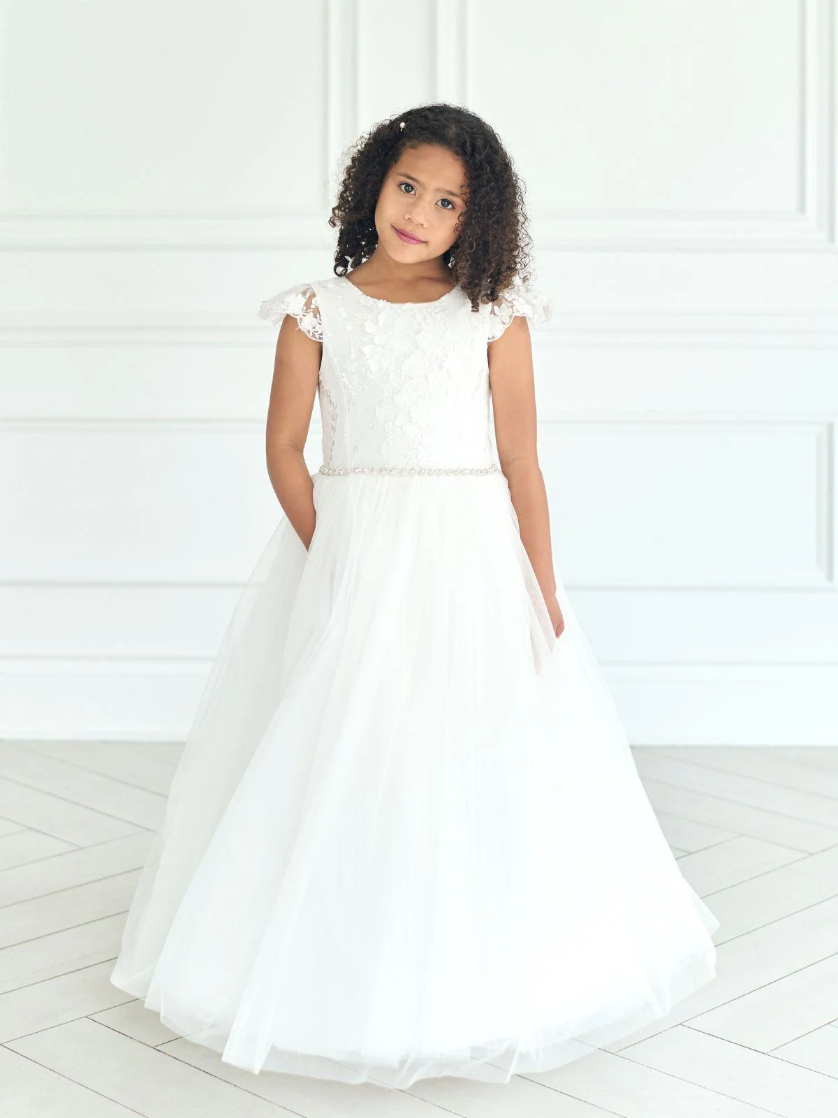 First Communion dress Communion Dress | Skylar - GS04 - Beautiful ceremony dress delivered to London and across the UK