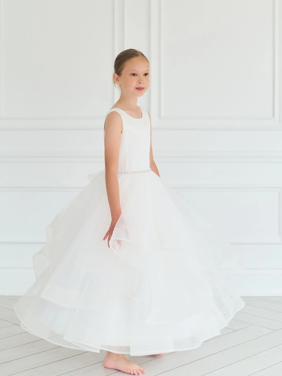 communion dress with sleeves UK - Communion Dress | Annabelle - GS401 available in Edinburgh and nationwide delivery