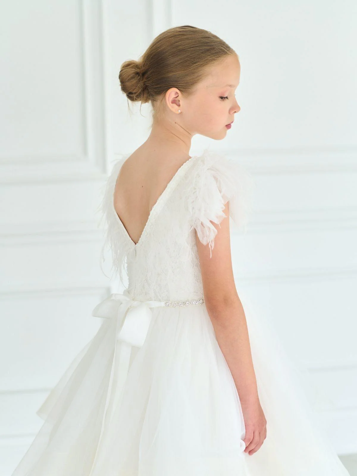 First Communion dress Communion Dress | Audrey - GS72 - Beautiful ceremony dress delivered to Cardiff and across the UK
