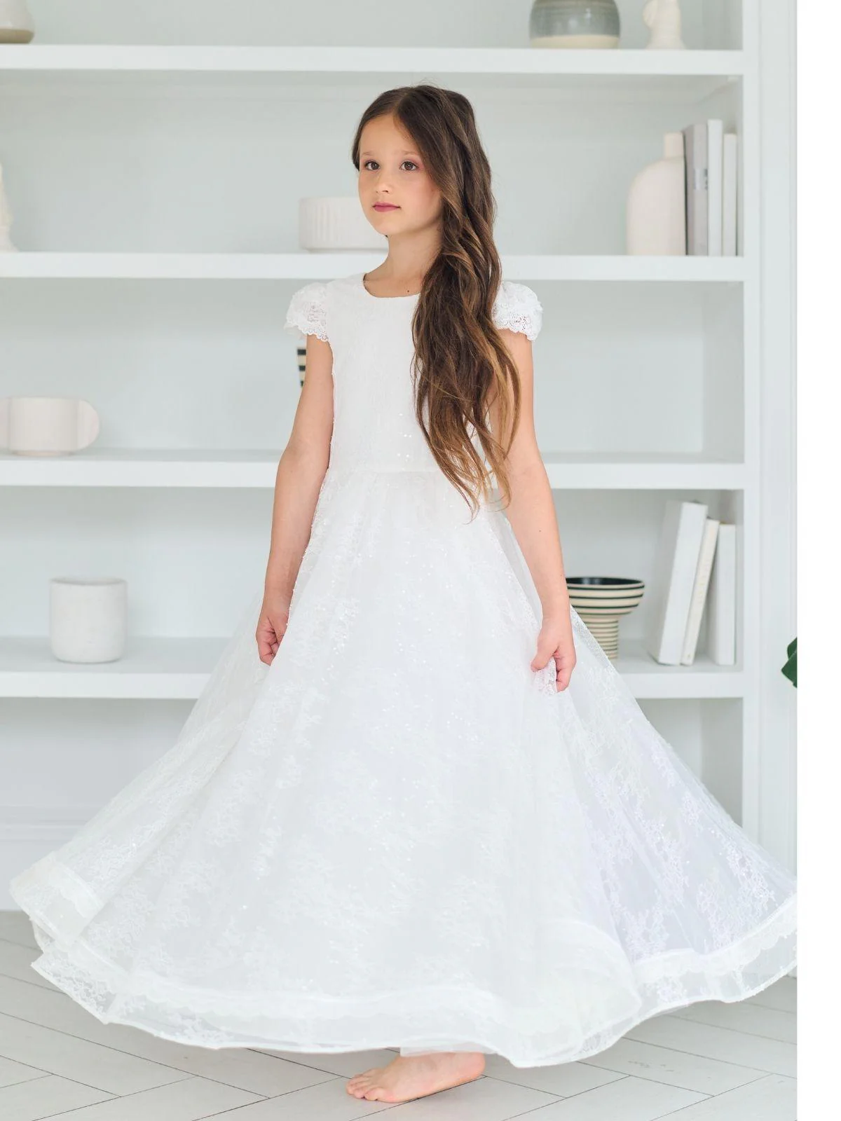 First Communion dress Communion Dress | Eliza - GS77L - Beautiful ceremony dress delivered to Brighton and across the UK