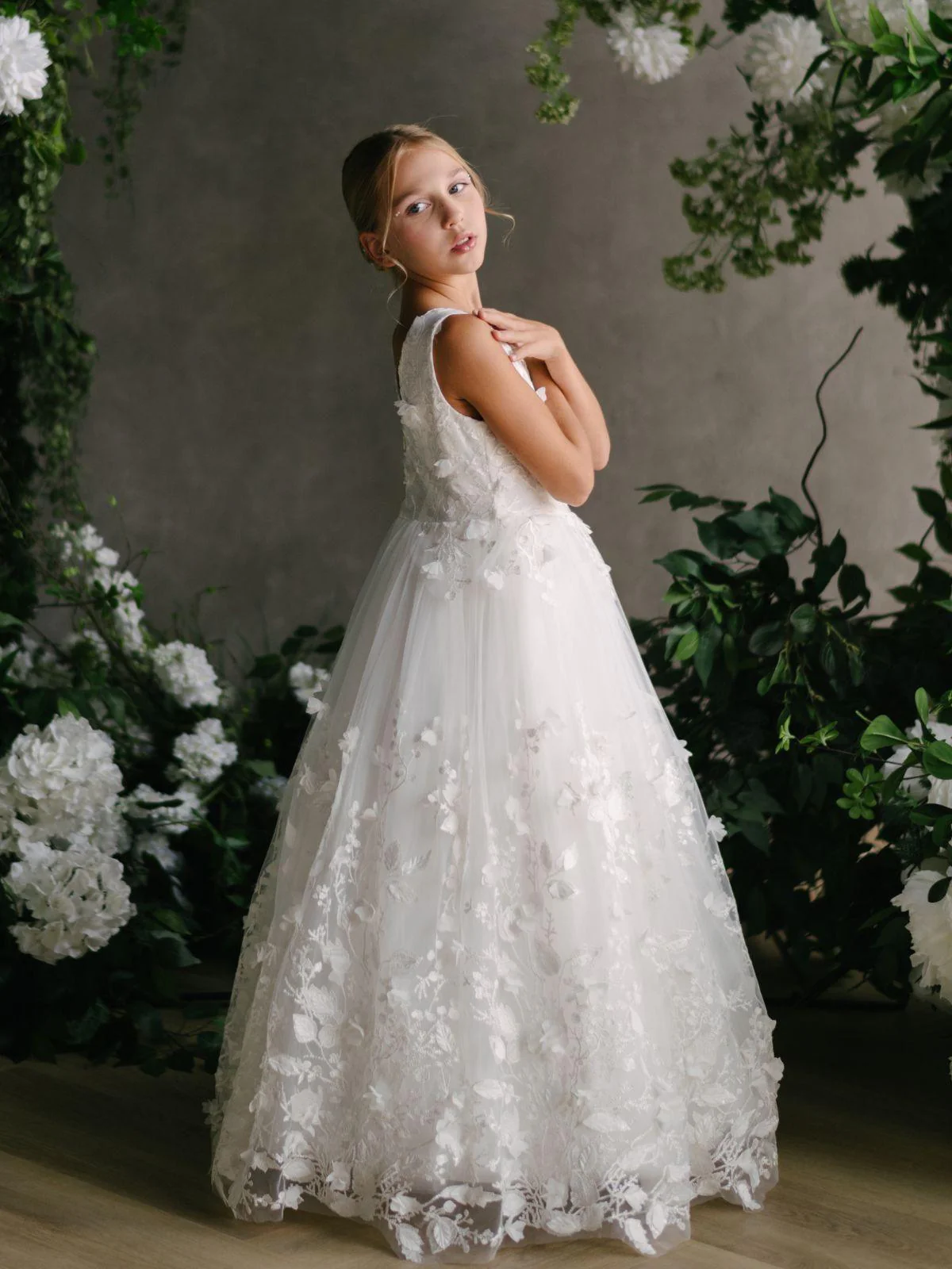 First Communion dress Communion Dress | Lucia - GS81L - Beautiful ceremony dress delivered to York and across the UK