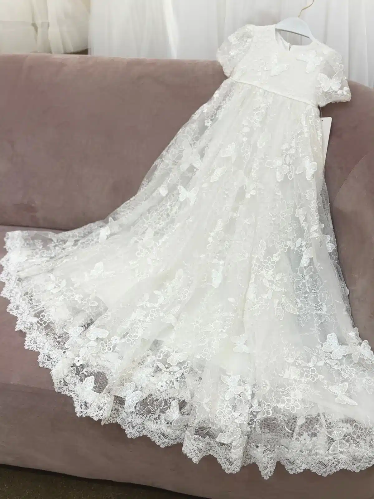 Baptism gown Baptism Dress | Grove - M01L - Beautiful ceremony dress delivered to Cambridge and across the UK