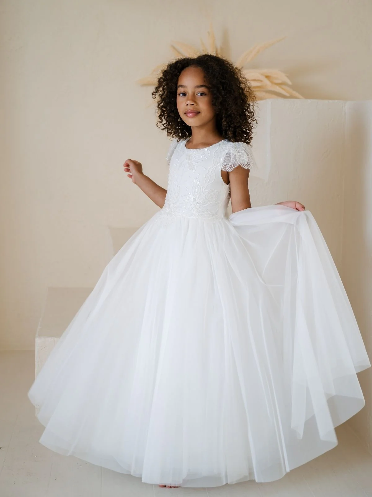 First Communion dress Communion Dress | Heidi - SK11 - Beautiful ceremony dress delivered to Manchester and across the UK