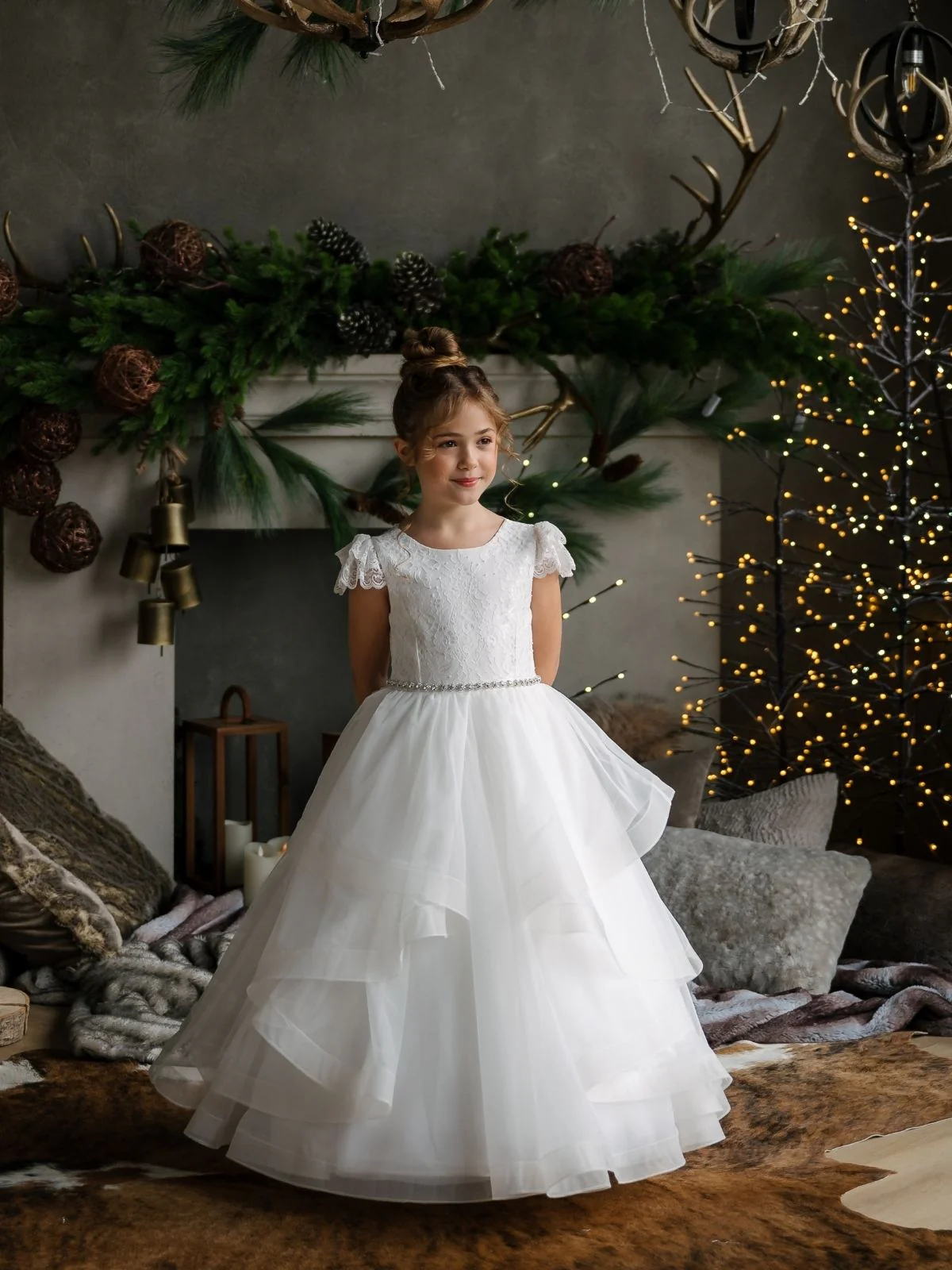 First Communion dress Communion Dress | Kate - SK41 - Beautiful ceremony dress delivered to Glasgow and across the UK