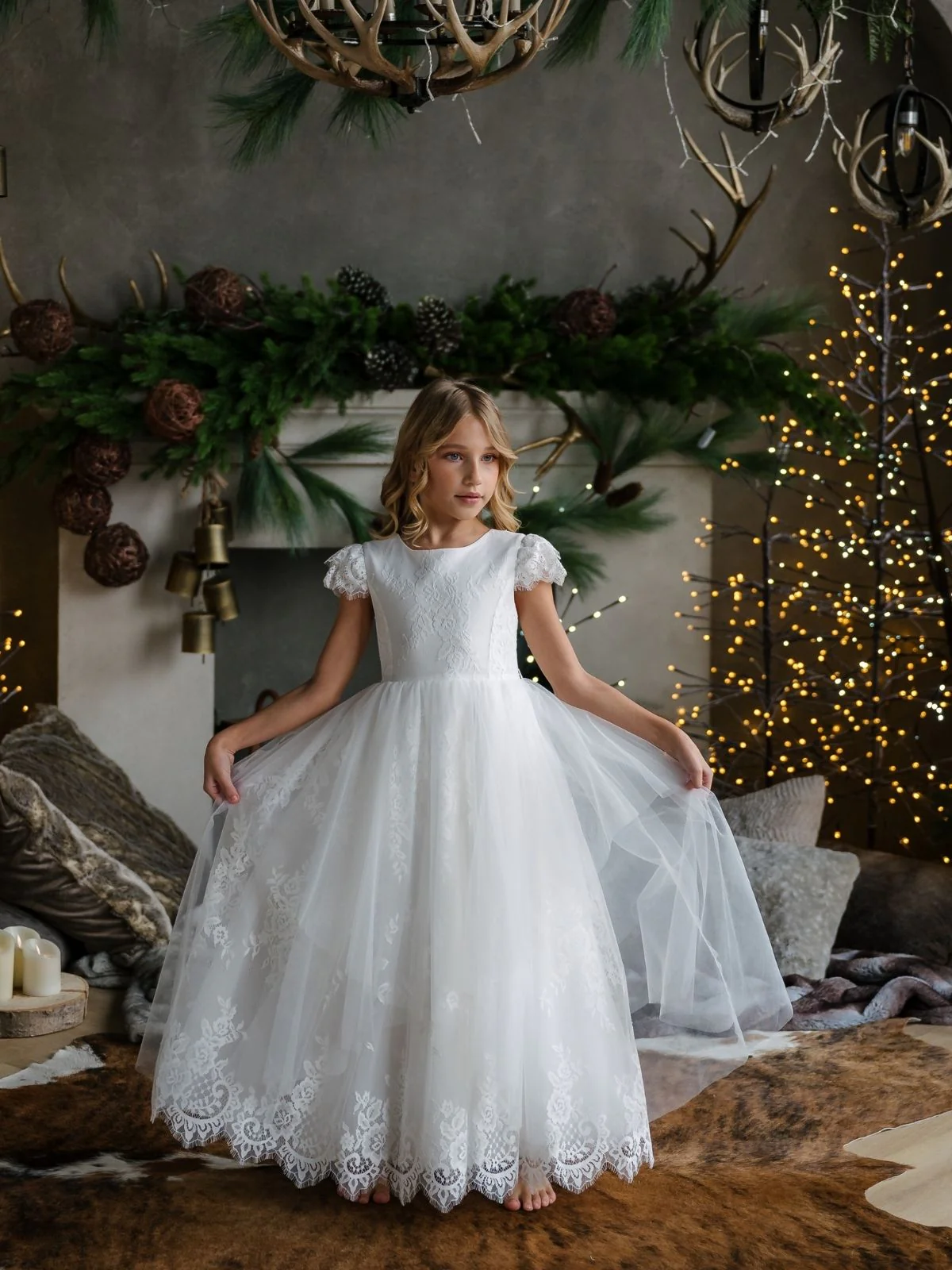 First Communion dress Communion Dress | Brynlee - SK43 - Beautiful ceremony dress delivered to York and across the UK