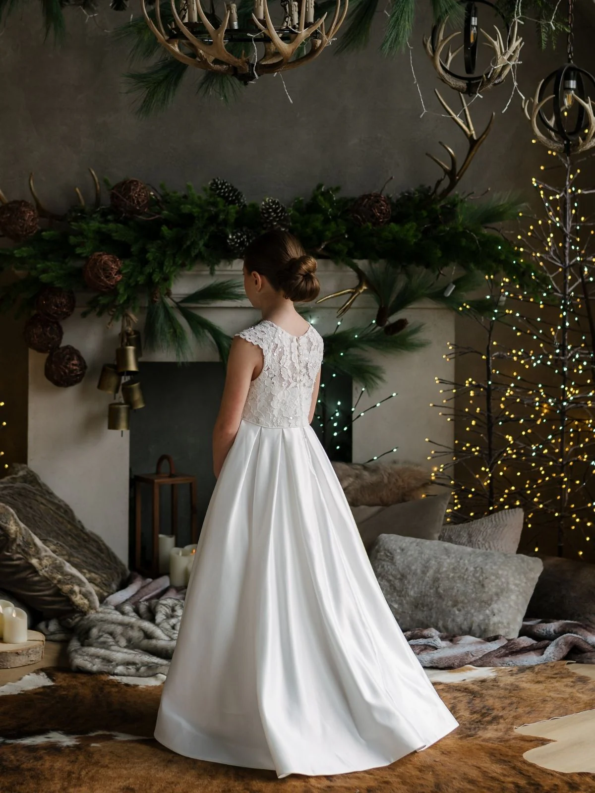 First Communion dress Communion Dress | Elsie - SK46 - Beautiful ceremony dress delivered to Oxford and across the UK