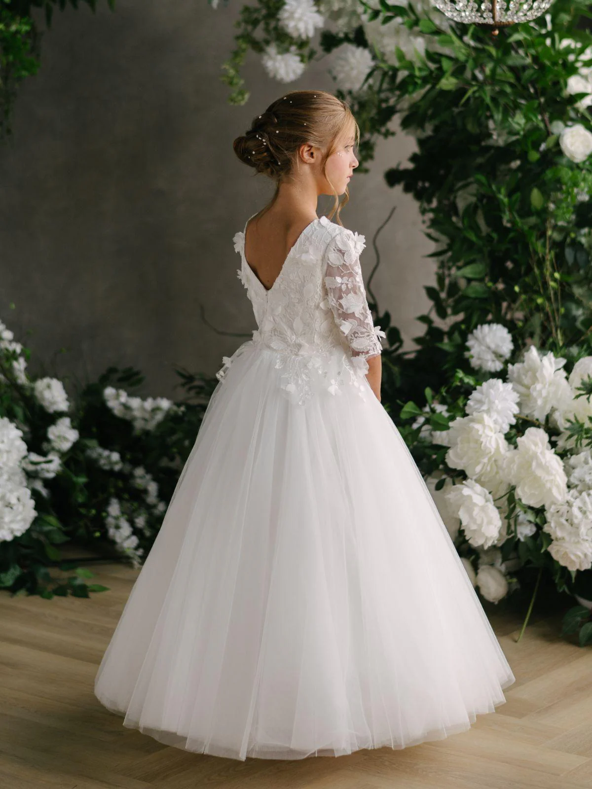 First Communion dress Communion Dress | Cher- XGS01 - Beautiful ceremony dress delivered to London and across the UK